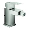 Grohe Bidet-Einhebelmischer Eurocube 1/2', mit Ablaufgarnitur, supersteel