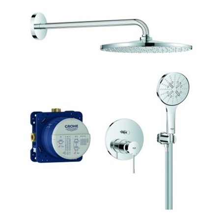 Grohe Duschsystem Essence UP, mit Rainshower Mono 310, chrom