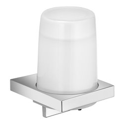 Keuco Lotionspender Edition 11 m Echtkr.-Glas matt., Ha. + Pu, ni. geb.