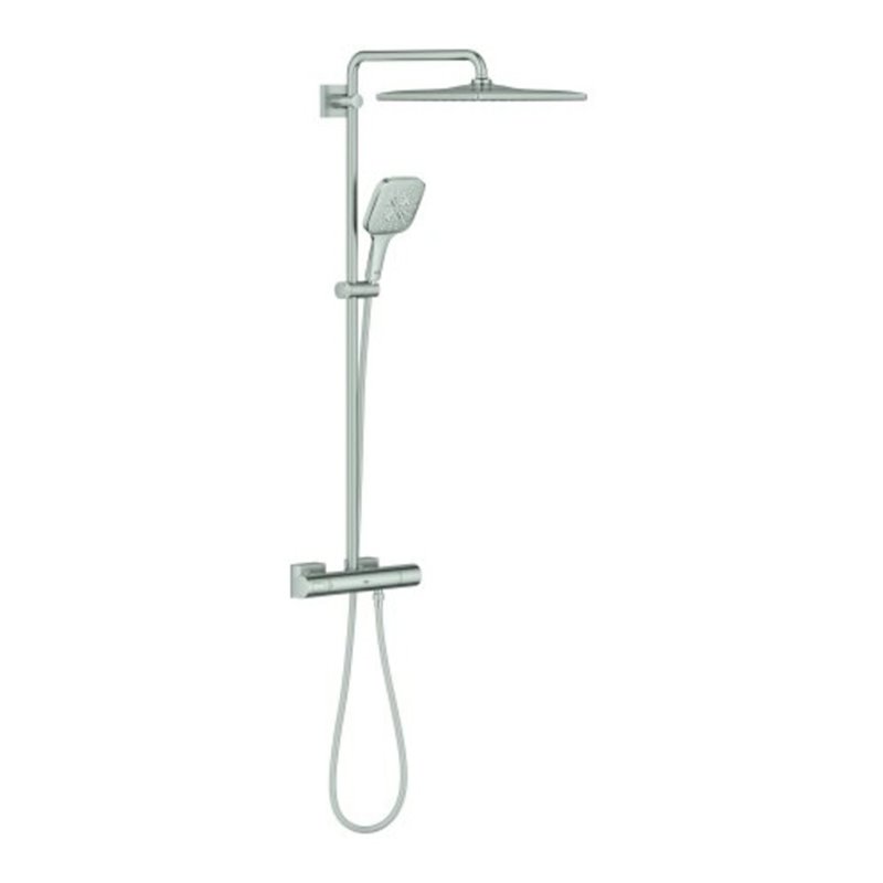 Grohe Duschsystem Rainshower SmartActive 310 Cube 26837 mit THM supersteel