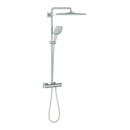 Grohe Duschsystem Rainshower SmartActive 310 Cube 26837 mit THM supersteel