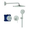 Grohe Duschsystem Essence UP, mit Rainshower Mono 310, supersteel