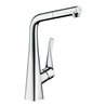 hansgrohe Spültisch-Einhebelmischer 320 Metris M71 EcoSm. mit Ausziehauslauf, 1jet, chrom