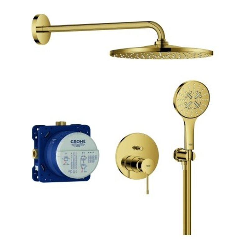 Grohe Duschsystem Essence UP, m Rainshower Mono 310, cool sunrise