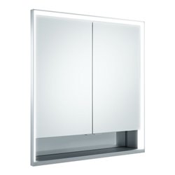 Keuco Spanplattenschraube kurze Türen Royal Lumos 70x73,5x13cm, m Abl DALI, WE, 2-türig