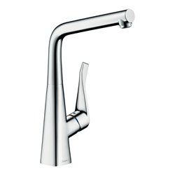 hansgrohe Spültisch-Einhebelmischer 320 Metris M71 EcoSm. 1jet, chrom