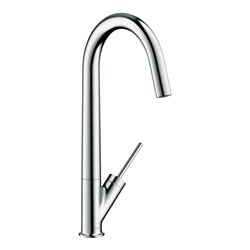 hansgrohe Spültisch-Einhebelmischer 300 EcoSm. Axor Starck mit Schwenkauslauf, chrom