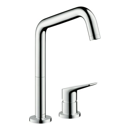hansgrohe 2-Loch-Spültisch-Einhebelmischer 240 Axor Citterio M mit Schwenkauslauf, EcoSmart, chrom