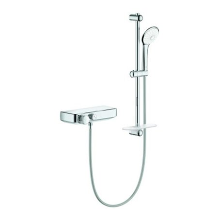Grohe Thermostat-Brausebatterie-Set Grohtherm SmartControl 1/2', mit Brausegarnitur 60cm, chrom