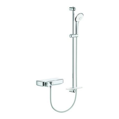 Grohe Thermostat-Brausebatterie-Set Grohtherm Smartcontrol 1/2', mit Brausegarnitur 90cm, chrom