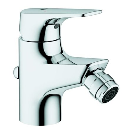 Grohe Bidet-Einhebelmischer BauFlow chrom, mit Ablaufgarnitur aus Kunststoff