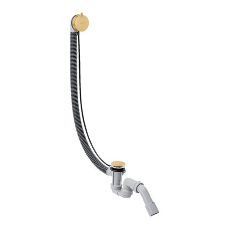 hansgrohe Komplettset Flexaplus S Ab-/Überlaufgarnitur, brushed gold optic