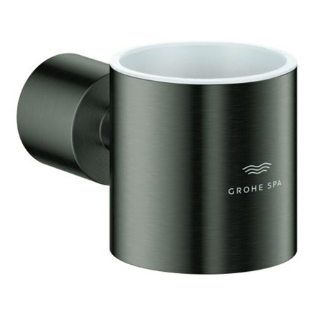 Grohe Halter Atrio f Gl. o. Seifensp., hd graph. gebürstet