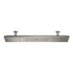 hansgrohe KB 1200/300 Axor ShowerHeaven 1200x300mm, m Bel 5000 K, Edelstahl-Optik