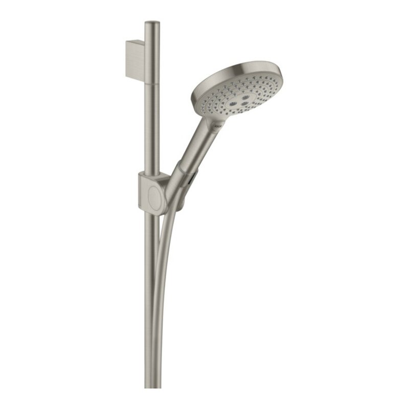 hansgrohe Brause-Set Axor Uno 900mm, m HB, 120mm, 3jet, Edelstahl-Optik