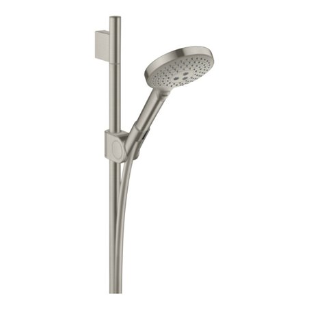 hansgrohe Brause-Set Axor Uno 900mm, m HB, 120mm, 3jet, Edelstahl-Optik