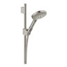 hansgrohe Brause-Set Axor Uno 900mm, m HB, 120mm, 3jet, Edelstahl-Optik