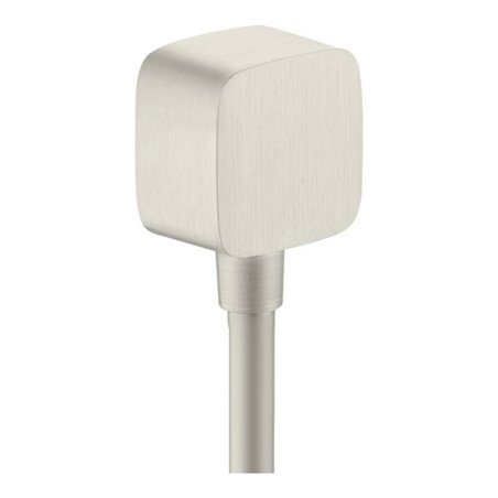 hansgrohe Schlauchanschluss Fixf Softc Axor m Rückflussverhinderer, Edelstahl-Optik