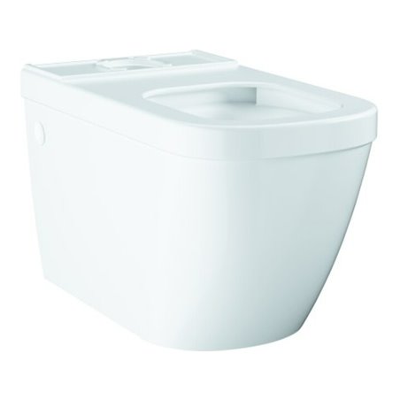Grohe Stand-WC-Kombination Euro Keramik alpinweiß, spülrandlos, Abgang universal