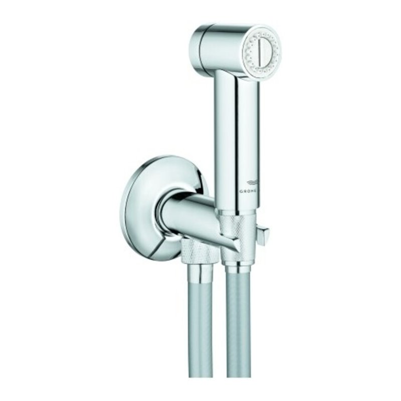 Grohe Wandhalterset Rainshower Aqua mit Brauseschlauch, 1 Strahlart, chrom