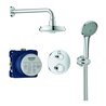 Grohe Unterputz-Duschsystem Grohtherm mit UP-Thermostat, chrom
