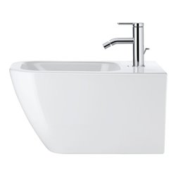Duravit Wand-Bidet Happy D.2 35,5x54cm, m HL, ÜL, HLB, we WonderGliss