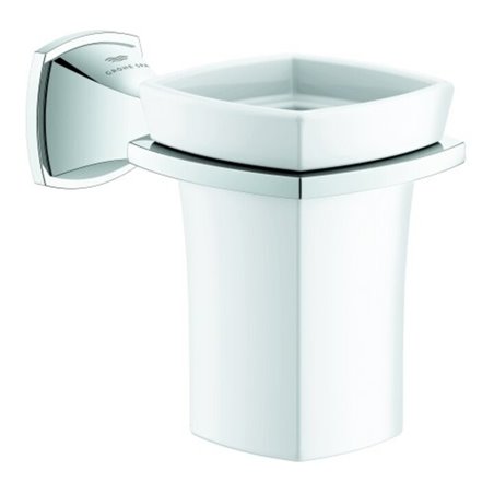 Grohe Halter Grandera mit Keramik-Mundspülglas, chrom