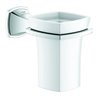 Grohe Halter Grandera mit Keramik-Mundspülglas, chrom