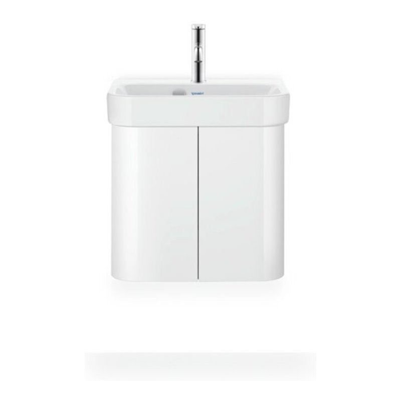 Duravit Möbel-Handwaschbecken Happy D.2 50x36cm, m HL, ÜL, HLB, weiß WonderGliss