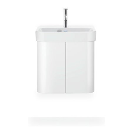 Duravit Möbel-Handwaschbecken Happy D.2 50x36cm, m HL, ÜL, HLB, weiß WonderGliss