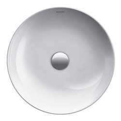 Duravit Aufsatzwaschbecken Cape Cod d 43cm, o. HL, ÜL, HLB, Weiß WonderGliss
