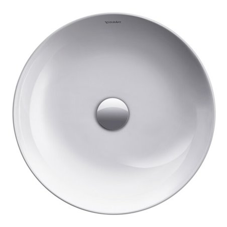 Duravit Aufsatzwaschbecken Cape Cod d 43cm, o. HL, ÜL, HLB, Weiß WonderGliss