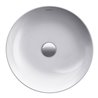 Duravit Aufsatzwaschbecken Cape Cod d 43cm, o. HL, ÜL, HLB, Weiß WonderGliss
