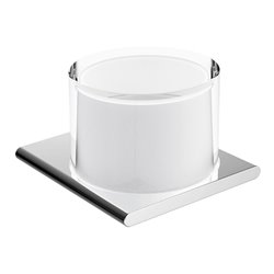 Keuco Lotionspender Edition 400 ni. geb., Echtkristall-Glas mattiert