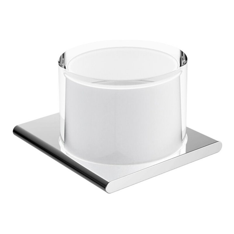 Keuco Lotionspender Edition 400 ni. geb., Echtkristall-Glas mattiert