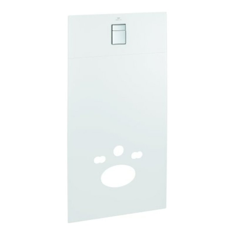 Grohe Glasplatte Skate Cosmopolitan mit Schallschutzset, moon white
