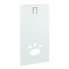 Grohe Glasplatte Skate Cosmopolitan mit Schallschutzset, moon white