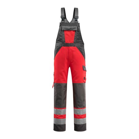 Mascot Gosford Latzhose hi-vis rot/dunkelanthrazit