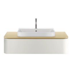 Duravit Möbelwaschtisch Happy D.2 65x50,5cm, w WG, geschli., m HL, ÜL, HLB
