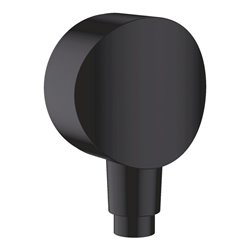 hansgrohe Wandanschluss Fixfit mit Rückflussverhinderer, mattschwarz