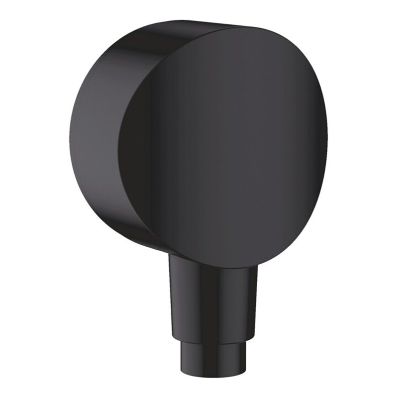 hansgrohe Wandanschluss Fixfit mit Rückflussverhinderer, mattschwarz