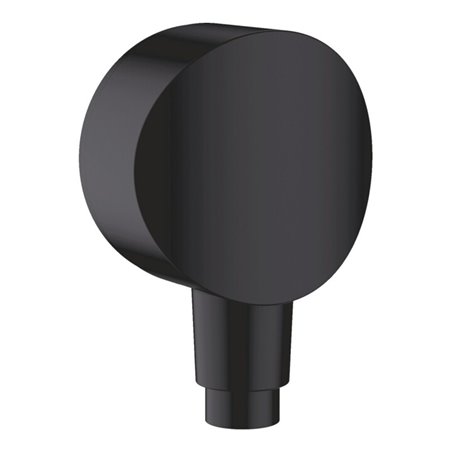 hansgrohe Wandanschluss Fixfit mit Rückflussverhinderer, mattschwarz