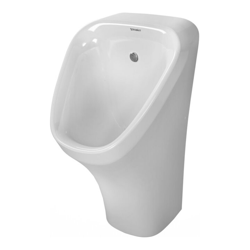 Duravit Absaug-Urinal DuraStyle 30x34cm, Zul. v hi., riml., o. Fl, we WG