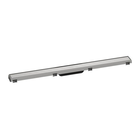 hansgrohe RainDrain Match Duschrinne 900mm, Edelstahl gebürstet, Fertigset