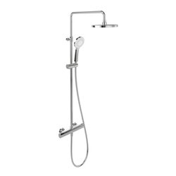 V&B Duschsystem Universal Showers TH, m Umstell., 3-strg., Wandmont., chr