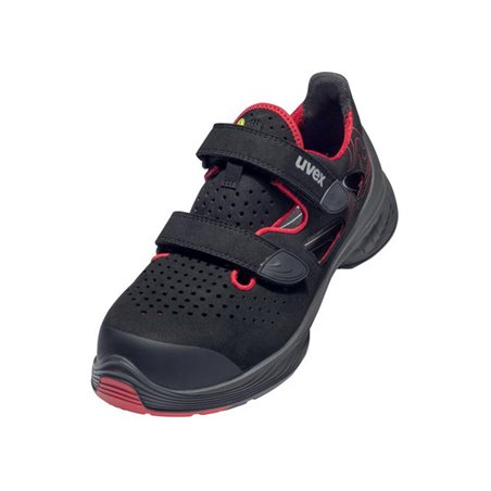 Uvex Sicherheitssandalen S1P SRC uvex 1 G2 aus Mikrovelours, uvex xenova® Kunststoffkappe