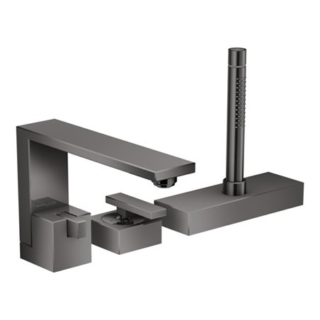 hansgrohe 3-Loch-Bidet-Einhebelmischer Axor Edge A 210mm, BW-Rd-Montage, pol. bla vc