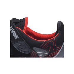 Uvex Sicherheitssandalen S1P SRC uvex 1 G2 aus Mikrovelours, uvex xenova® Kunststoffkappe