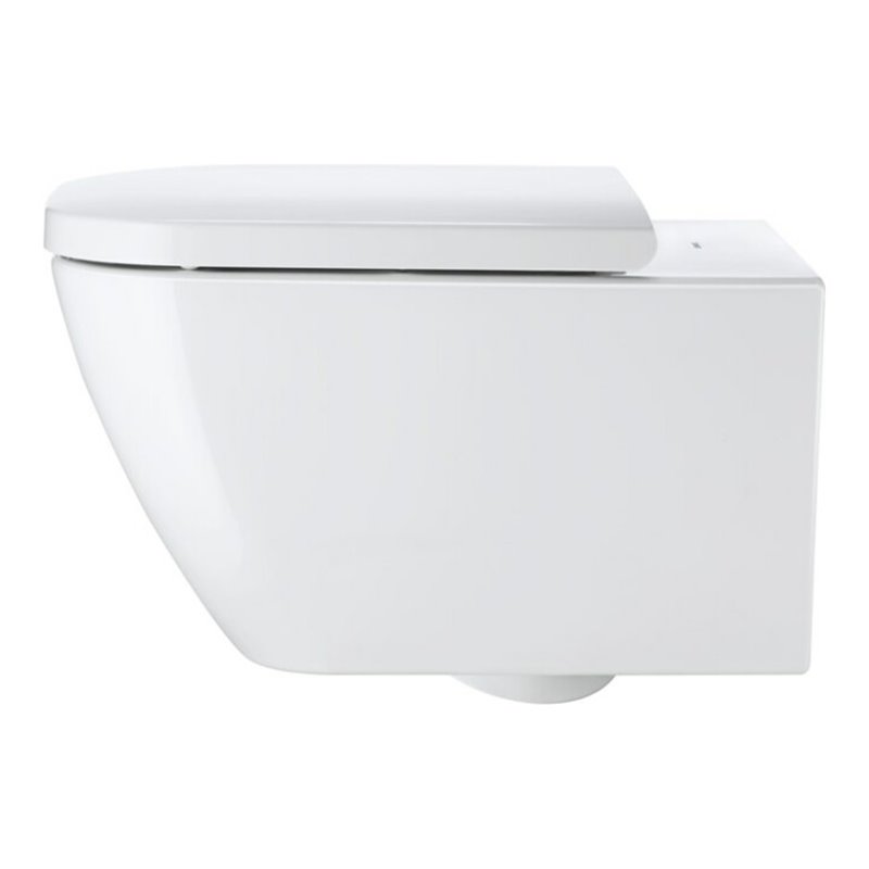Duravit Wand-WC, Tiefspüler Happy D.2 36,5x54cm, 4,5 l, weiß WonderGliss