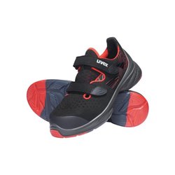 Uvex Sicherheitssandalen S1P SRC uvex 1 G2 aus Mikrovelours, uvex xenova® Kunststoffkappe